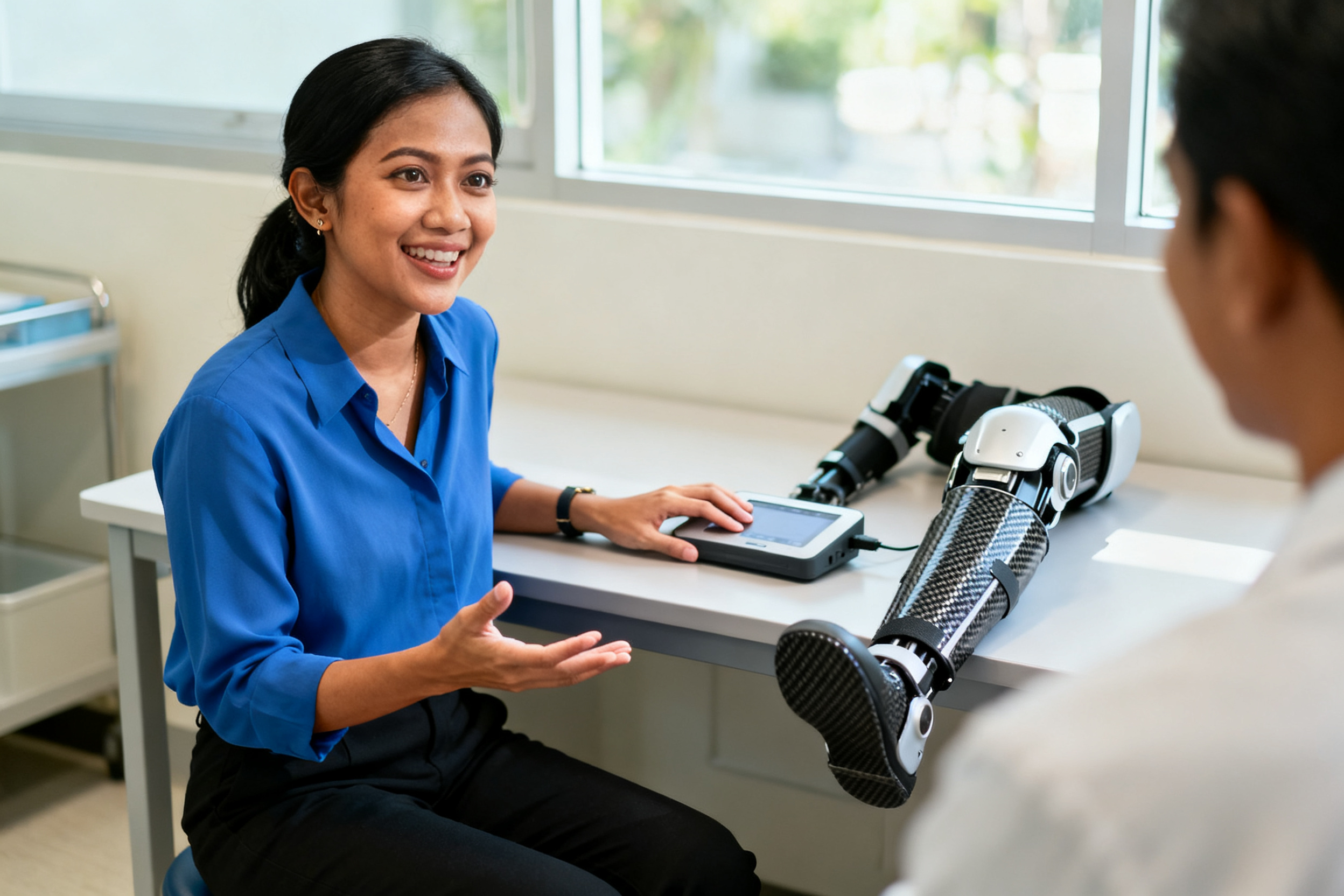 exoskeleton ringan inovasi alat kesehatan disabilitas meningkatkan mobilitas pasien stroke